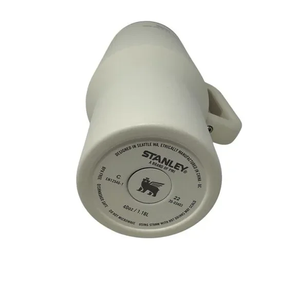 STANLEY EXCLUSIVE THE QUENCHER CUP TUMBLER ONE 40 OZ CREAM WHITE - Picture 5 of 5